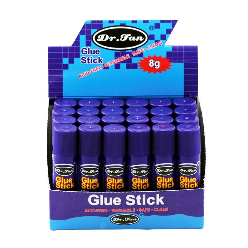 8g Blue Disappearing Glue Stick 